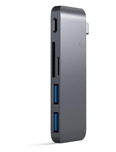 Satechi 1x USB-C + 1x micro/SD + 2x USB-A ST-TCUPM šedá