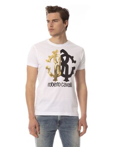 Pánské tričko Roberto Cavalli - Bílé