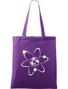 Roni Syvin + Adler/Malfini Ručně malovaná menší plátěná taška - Atom