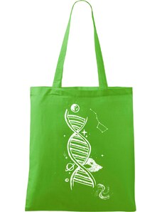 Roni Syvin + Adler/Malfini Ručně malovaná menší plátěná taška - DNA
