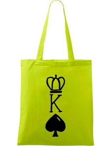 Roni Syvin + Adler/Malfini Ručně malovaná menší plátěná taška - King