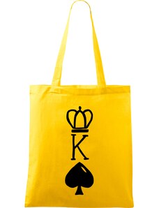 Roni Syvin + Adler/Malfini Ručně malovaná menší plátěná taška - King