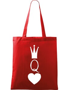 Roni Syvin + Adler/Malfini Ručně malovaná menší plátěná taška - Queen
