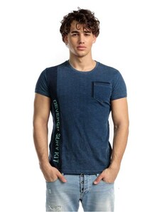 Tričko s krátkým rukávem DEVERGO - jeans
