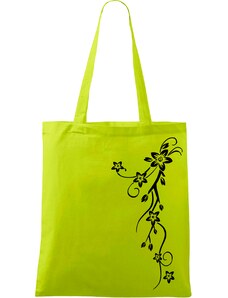 Roni Syvin + Adler/Malfini Ručně malovaná menší plátěná taška - Květiny
