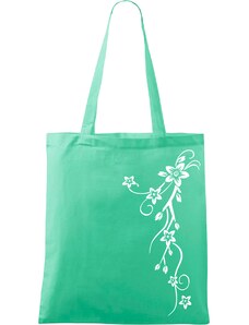 Roni Syvin + Adler/Malfini Ručně malovaná menší plátěná taška - Květiny