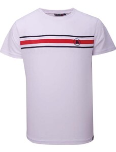 MARINE - Pánské triko s krátkým rukávem, Bílá