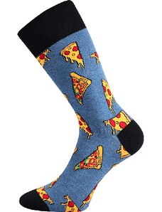 Moda Čapek Ponožky Pizza