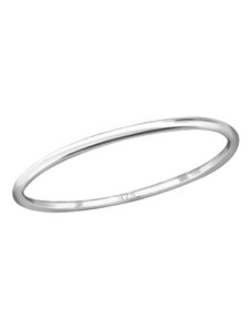 SYLVIENE Stříbrný prstýnek hladký kroužek 1 mm