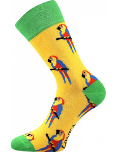 LONKA Barevné ponožky papoušek