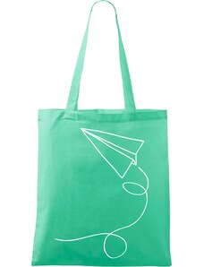 Roni Syvin + Adler/Malfini Ručně malovaná menší plátěná taška - Šipka