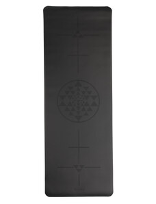 Bodhi Yoga Bodhi PHOENIX YANTRA Tribal protiskluzová jóga podložka černá 185 x 66 cm x 4 mm