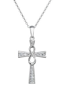 Šperky pro tebe Stříbrný přívěsek Křížek