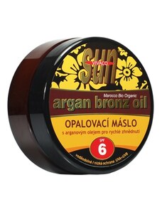 Vivaco Opalovací máslo s bio arganovým olejem SPF 6 SUN VITAL 200 ml