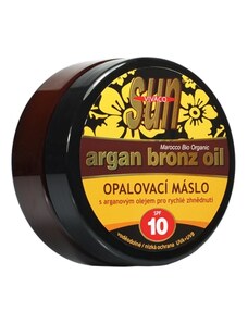 Vivaco Opalovací máslo s bio arganovým olejem SPF 10 SUN VITAL 200 ml