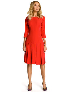 Made of Emotion Dámské společenské šaty Carino M336 červená XL