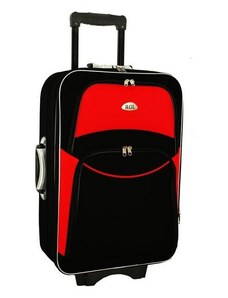 Rogal Červeno-černý látkový cestovní kufr "Standard" - vel. M, L, XL