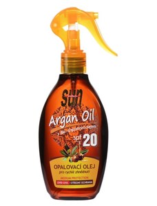 Vivaco opalovací olej s bio arganovým olejem SPF 20 SUN VITAL 200 ml