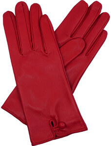 Červené, kožené dámské rukavice | 50 kousků - GLAMI.cz