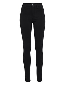 PIECES Džíny černá džínovina