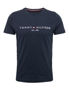 TOMMY HILFIGER Tričko tmavě modrá / červená / bílá