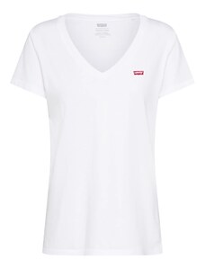 LEVI'S  Tričko 'Perfect V-Neck Tee' červená / bílá