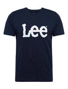 Lee Tričko 'Wobbly Logo Tee' námořnická modř / bílá
