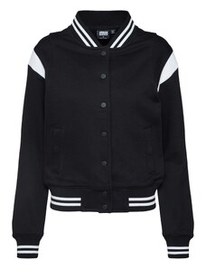 Urban Classics Mikina černá / bílá