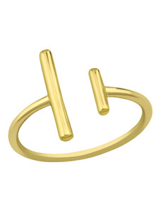 SYLVIENE Gold prstýnek Double