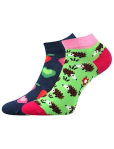 Lonka | Barevné ponožky ježek kotník