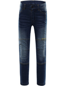 Alpine Pro Chizobo 2 Dětské jeansové kalhoty KPAR159 estate blue 104-110