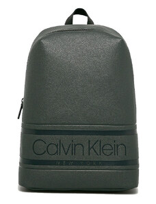 Calvin Klein pánský tmavě šedý batoh STRIPED LOGO