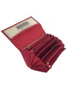 LORENZO RICARDO Číšnická peněženka - kasírka 2 zipy červená