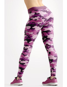 UTOPY Dámské sportovní legíny Camo Pink