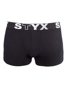 Dětské boxerky Styx sportovní guma černé (GJ960) 4-5
