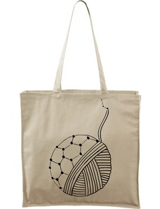 Roni Syvin + Adler/Malfini Ručně malovaná větší plátěná taška - Fulleren