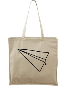 Roni Syvin + Adler/Malfini Ručně malovaná větší plátěná taška - Šipka - Samotná