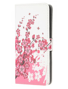 Pouzdro MFashion Xiaomi Redmi 9C - růžové - Květy
