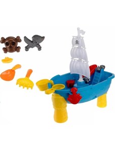 EDDY TOYS HRACÍ STŮL VE TVARU PIRÁTSKÉ LODI