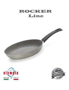 Olympia Zanetti pánev ROCKER Ø 32 cm z litého hliníku s minerálním kameninovým povrchem