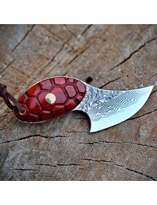 nůž lovecký Dellinger LITTLE TURTLE vg-10 Damascus