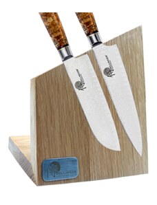 Dellinger Magnetický držák na nože z dubového dřeva