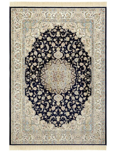 Nouristan - Hanse Home koberce Kusový koberec Naveh 104378 Darkblue/Cream - 160x230 cm