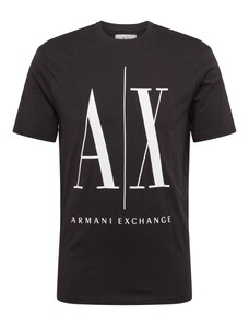 ARMANI EXCHANGE Tričko černá