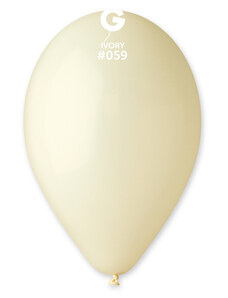 Gemar Balónek pastelový - slonová kost 30 cm 100 ks