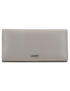 Dámská kožená peněženka Lagen - světle šedá