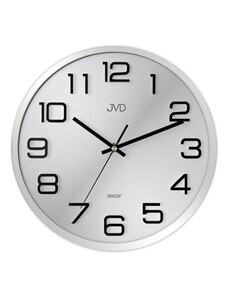 Designové nástěnné hodiny JVD HX2472.7 stříbrné