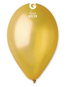 Gemar Balónek metalický zlatý 26 cm 100 ks