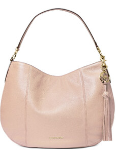 Michael Kors Brooke Large Pebbled Leather Shoulder Bag Soft Pink