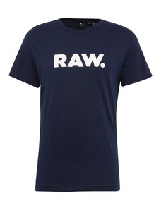 G-Star RAW Tričko 'Holorn' noční modrá / bílá